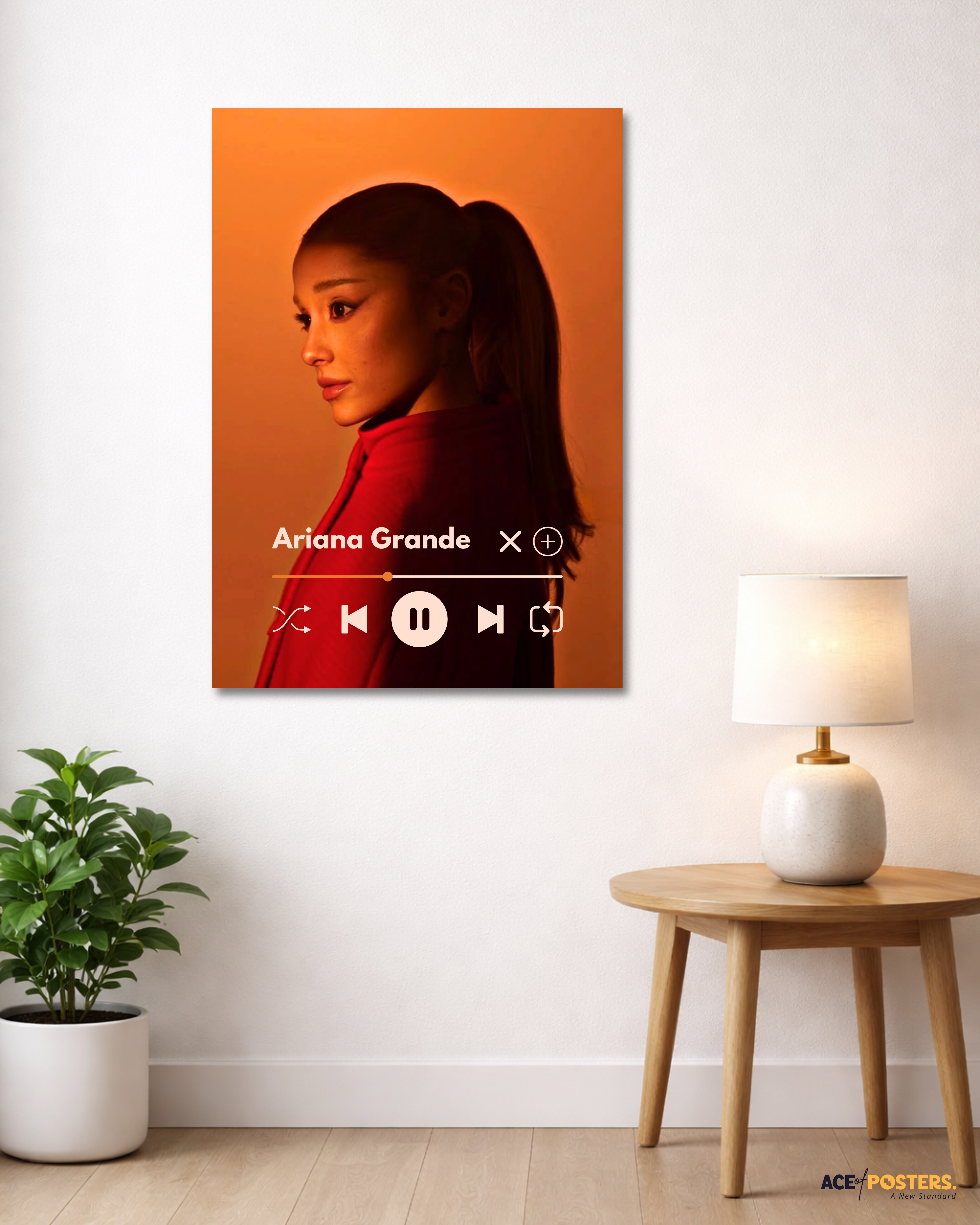 Ariana Grande spotify themed